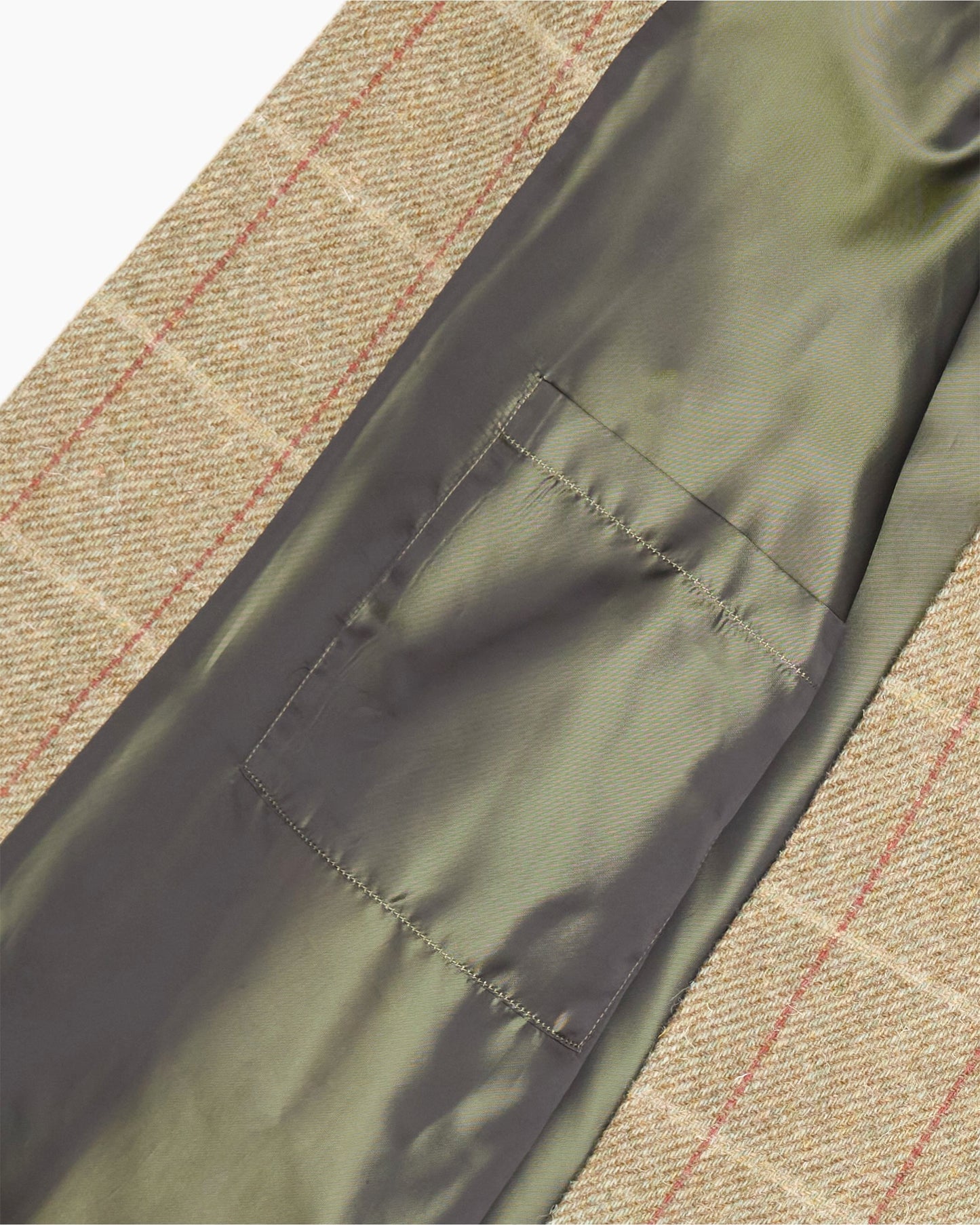 Archive Sand Check Overcoat
