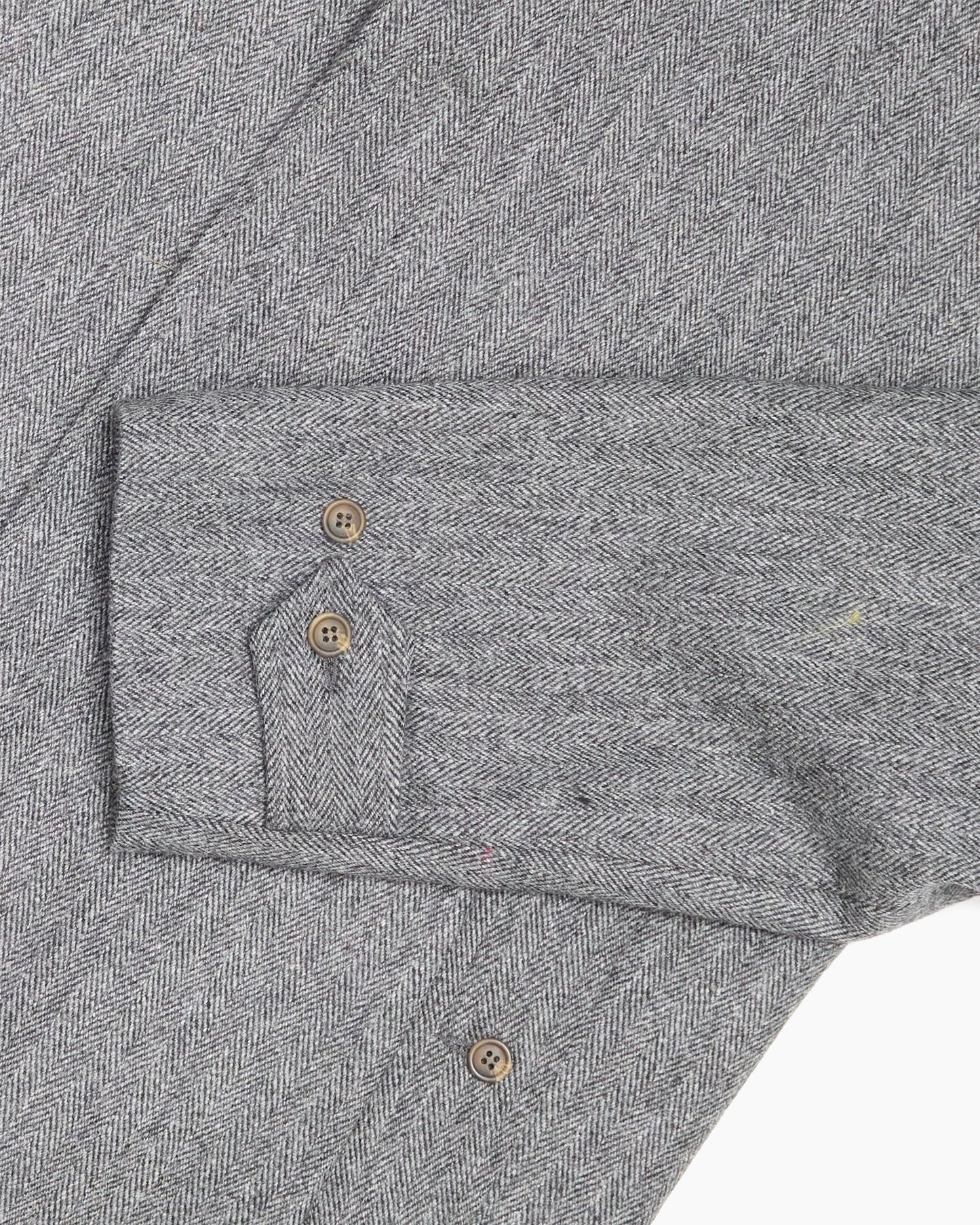 Archive Grey Herringbone Overcoat