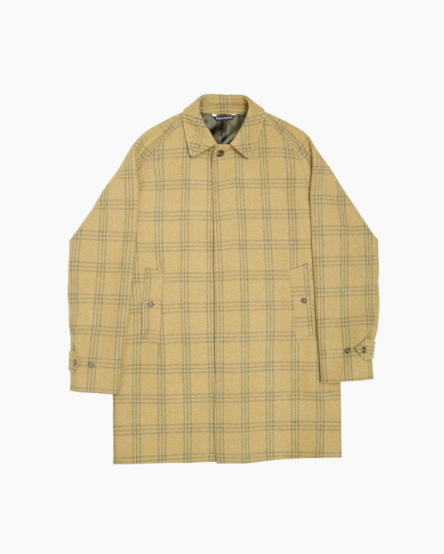 Archive Mustard Overcheck Overcoat