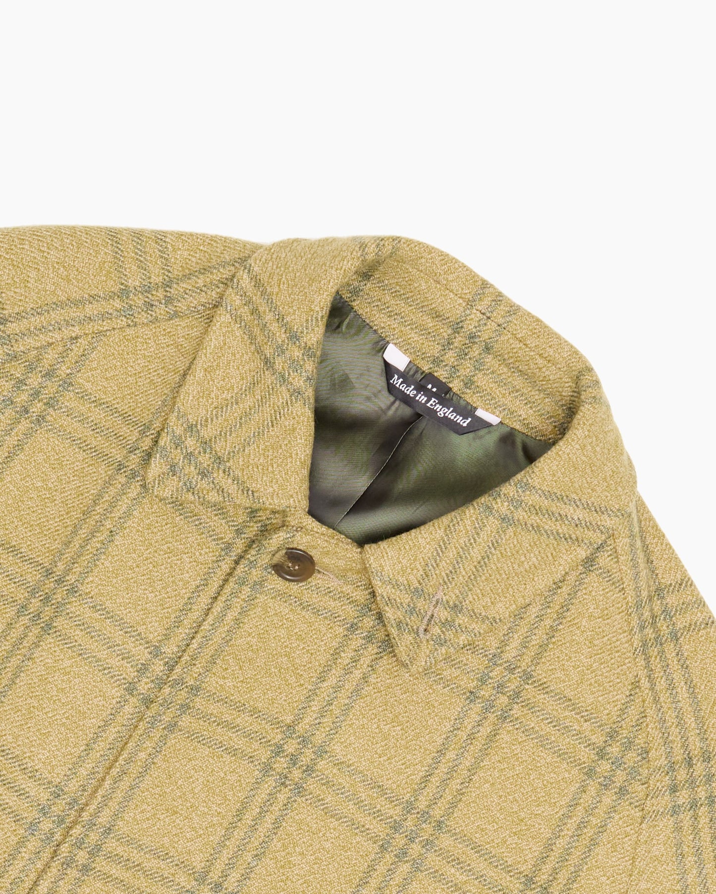 Archive Mustard Overcheck Overcoat