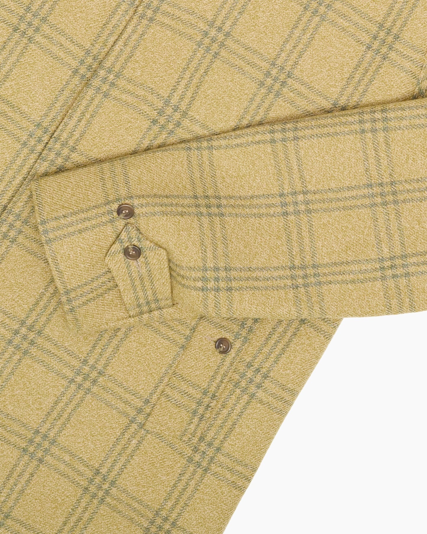 Archive Mustard Overcheck Overcoat