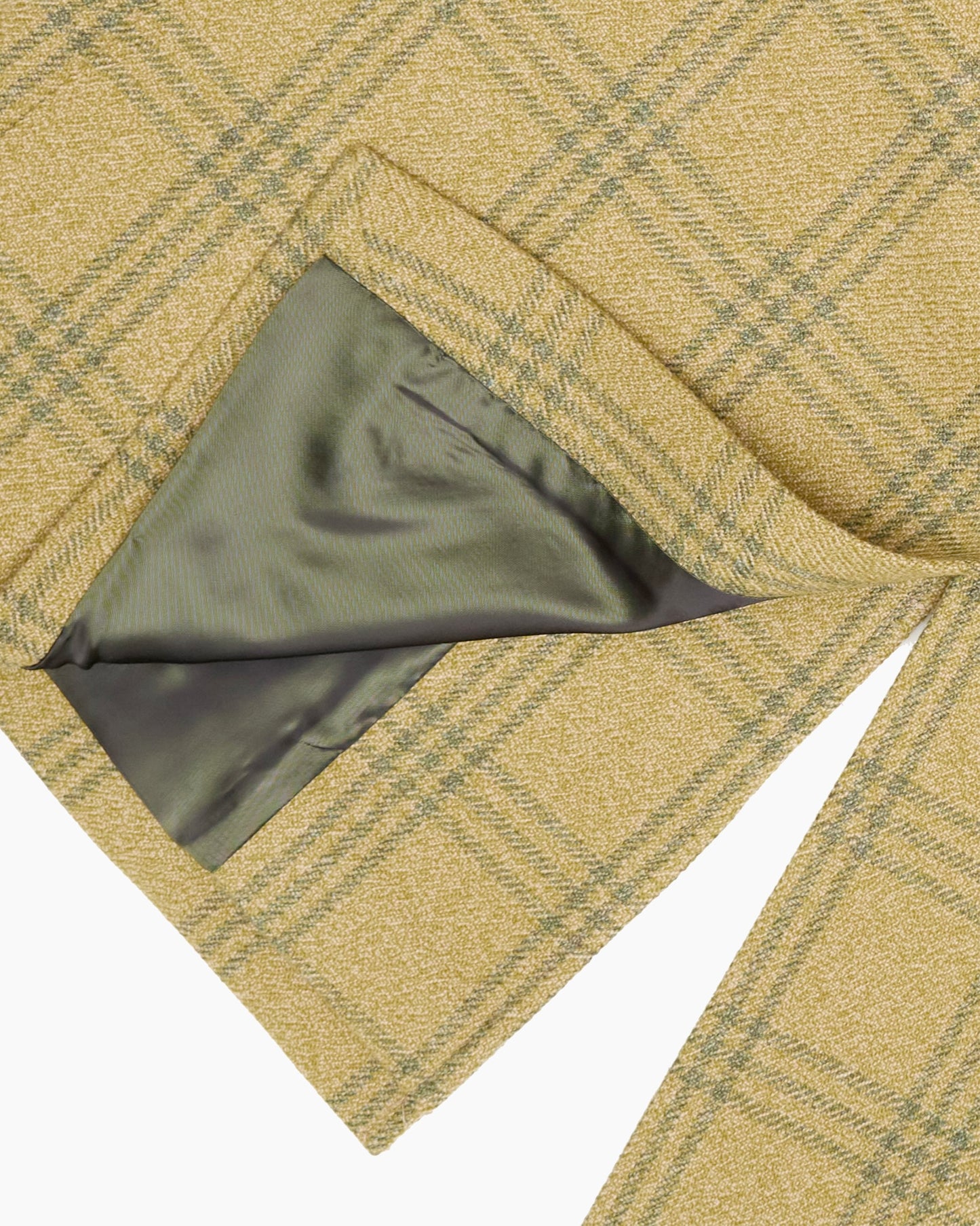 Archive Mustard Overcheck Overcoat