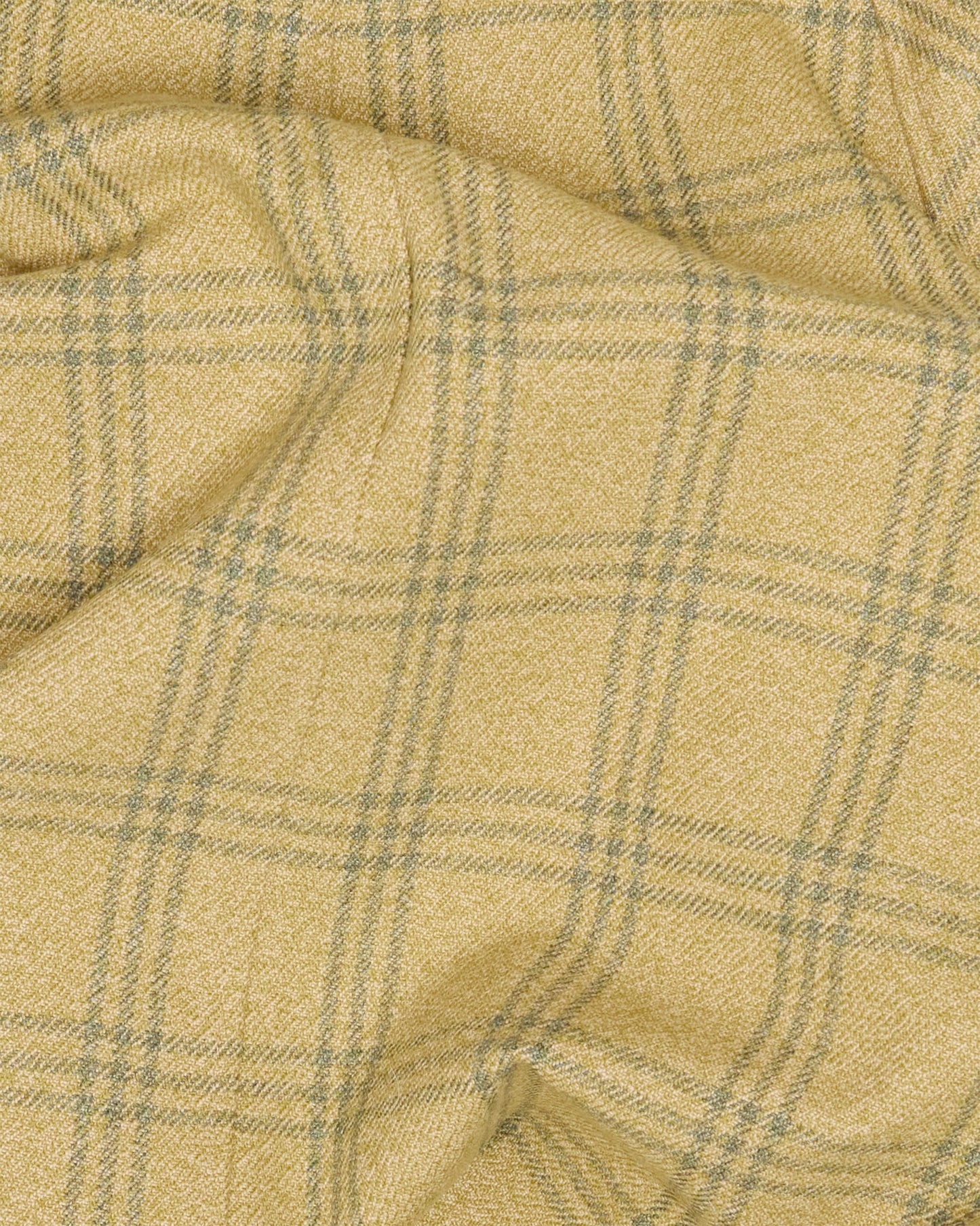 Archive Mustard Overcheck Overcoat