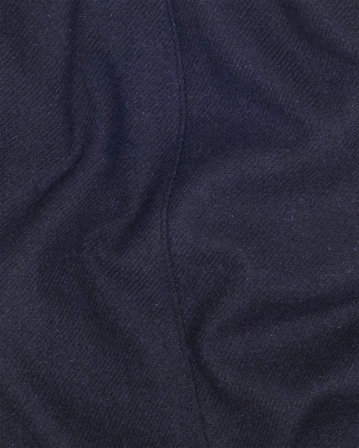 Full Length Navy Harris Tweed Overcoat