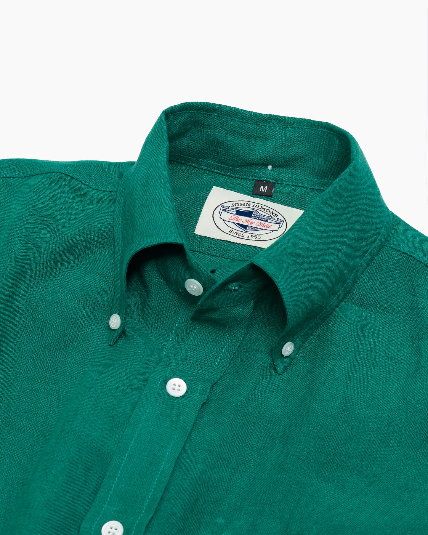 Green Japanese Linen Ivy Shirt