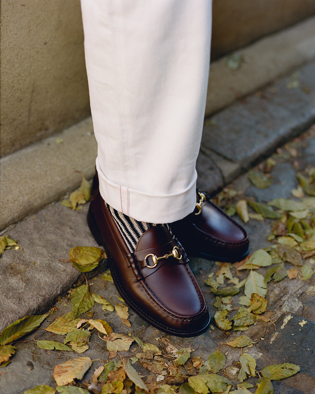 Joe Modena Dark Brown Leather Loafer
