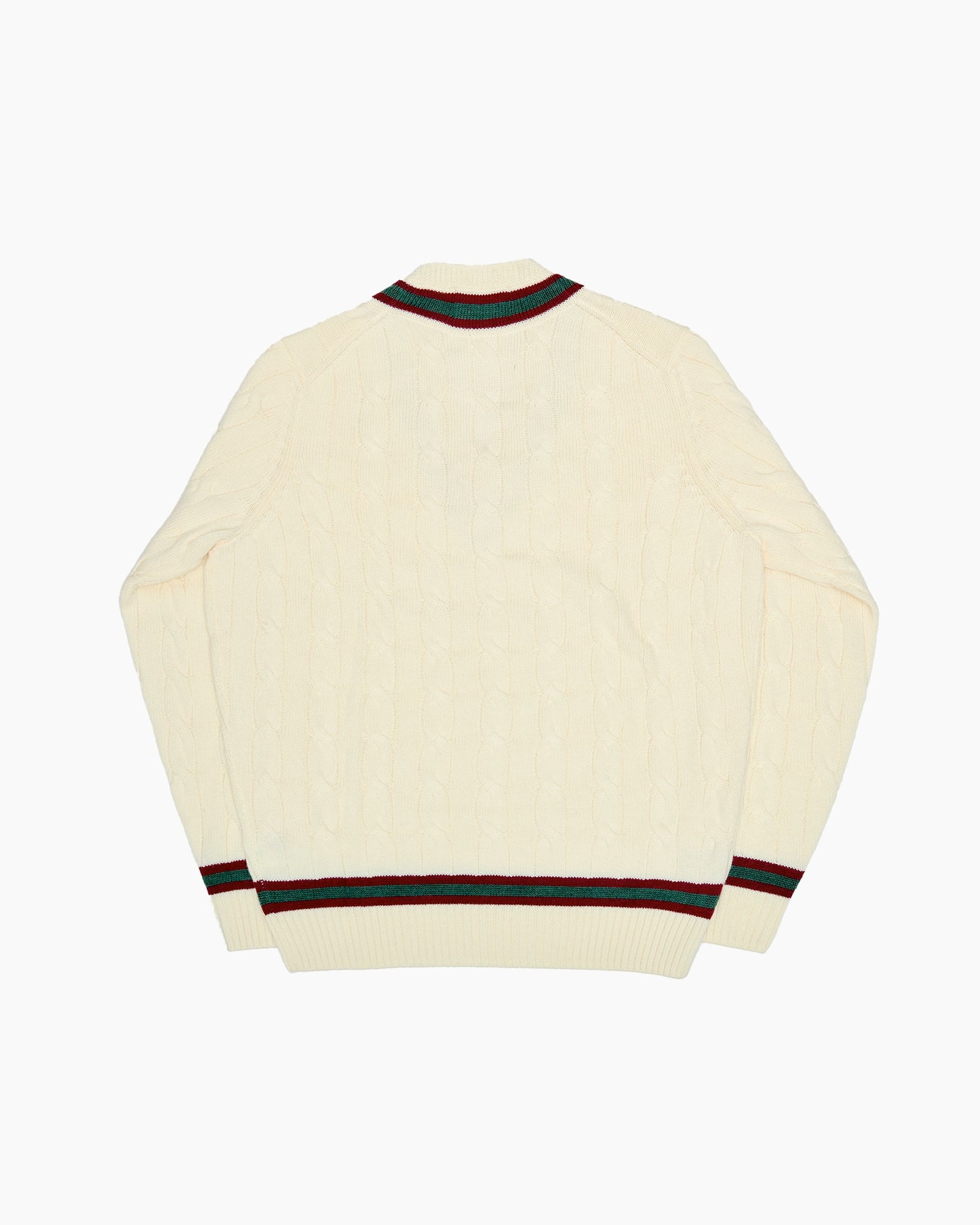 Cream Grafton Cricket Cable Knit Sweater