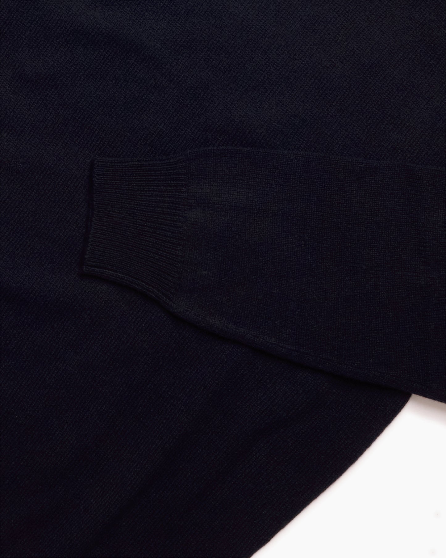 Navy Dorset Lambswool Saddle Shoulder Crew Neck