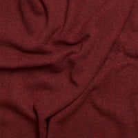 Red Velvet Dorset Lambswool Saddle Shoulder Crew Neck