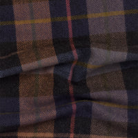 Indigo Mandally Cashmere Plaid Scarf