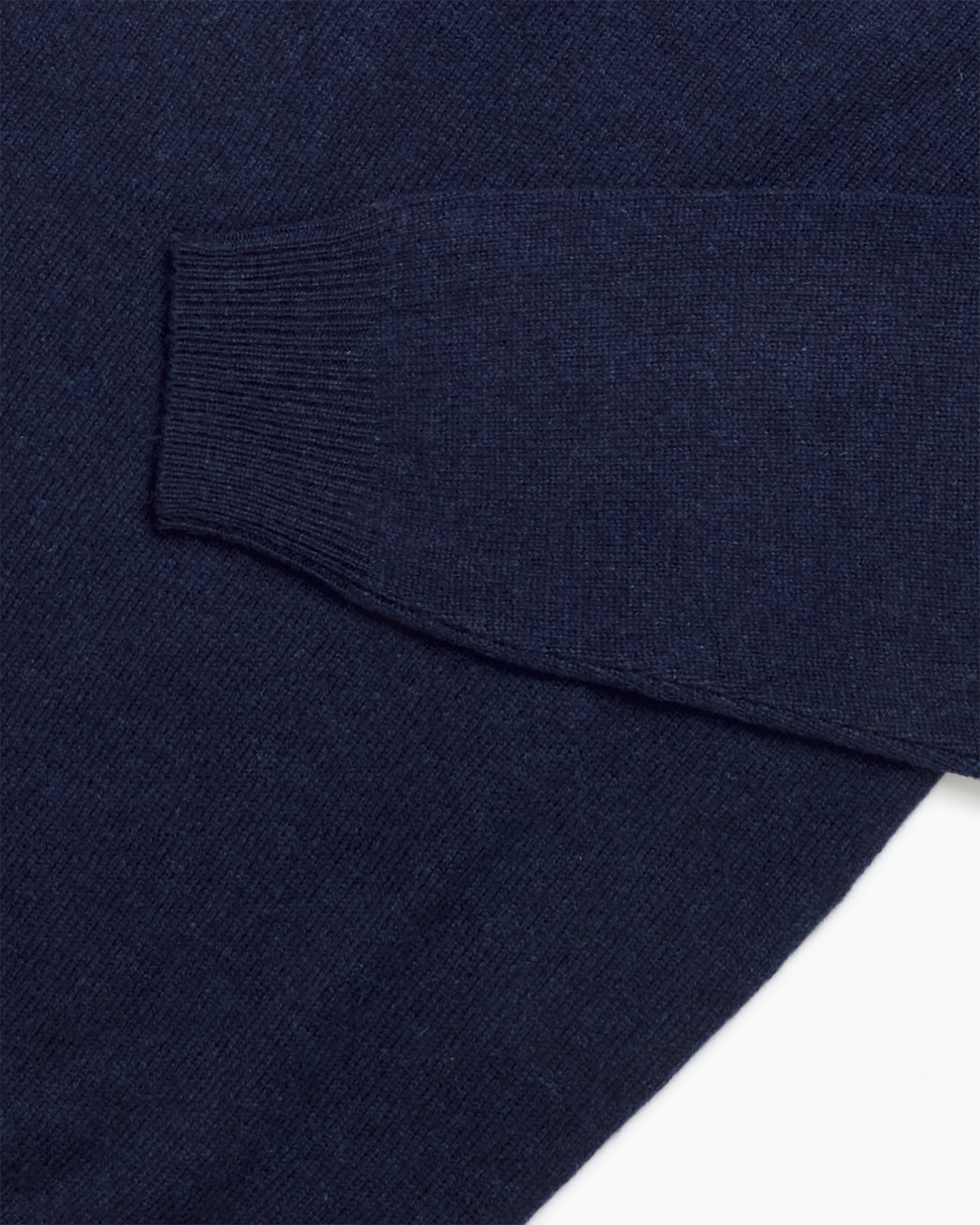 Indigo Sutherland Lambswool Quarter Zip