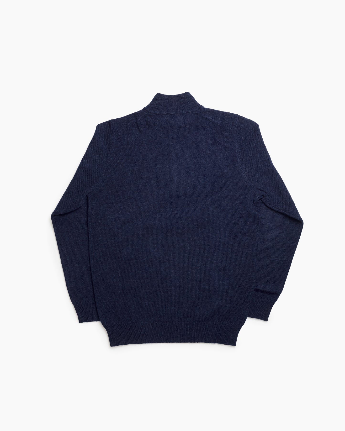 Indigo Sutherland Lambswool Quarter Zip