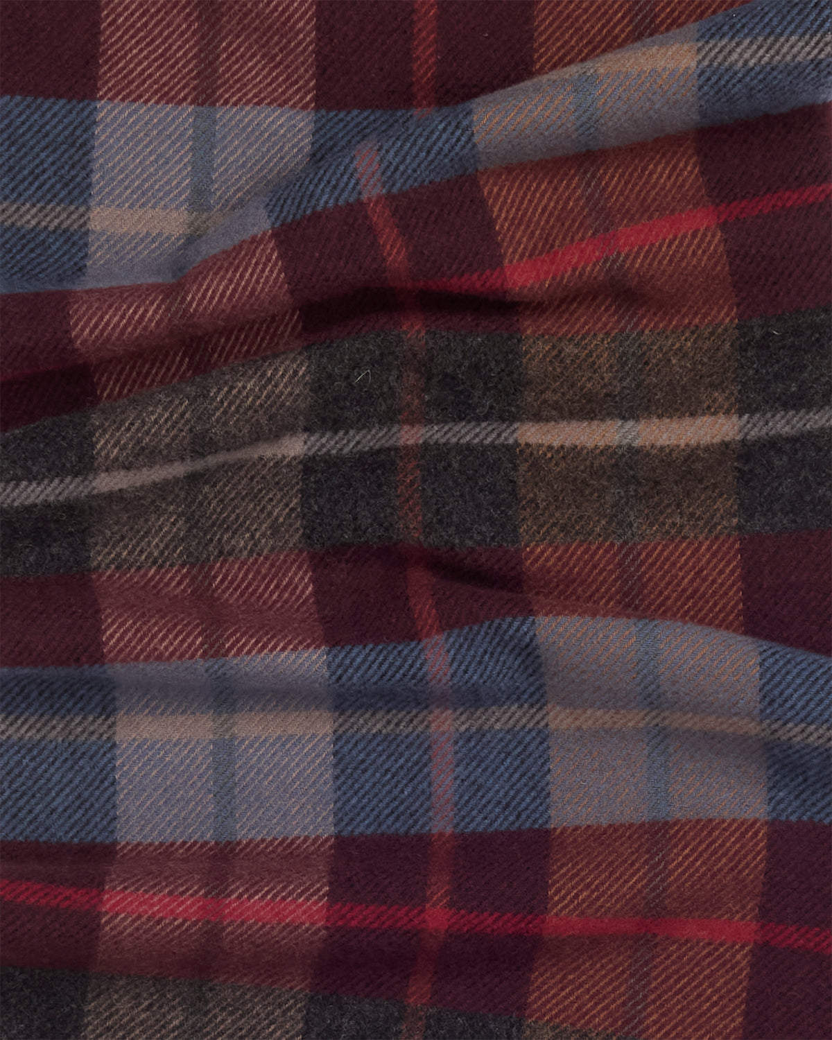 Rouge Firbeck Wool Plaid Scarf
