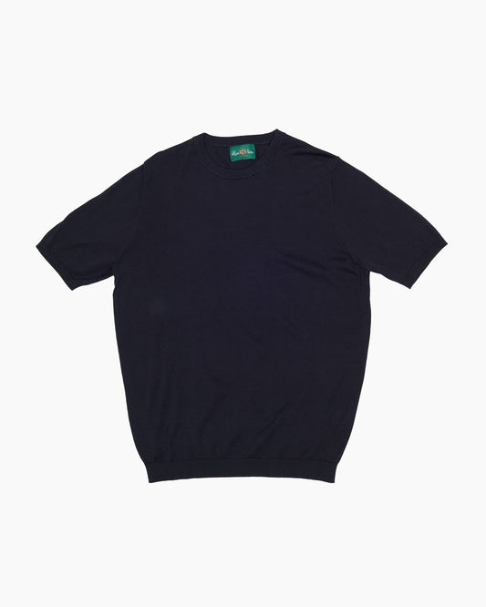 Dark Navy Fairbourne Short Sleeve Crew Neck
