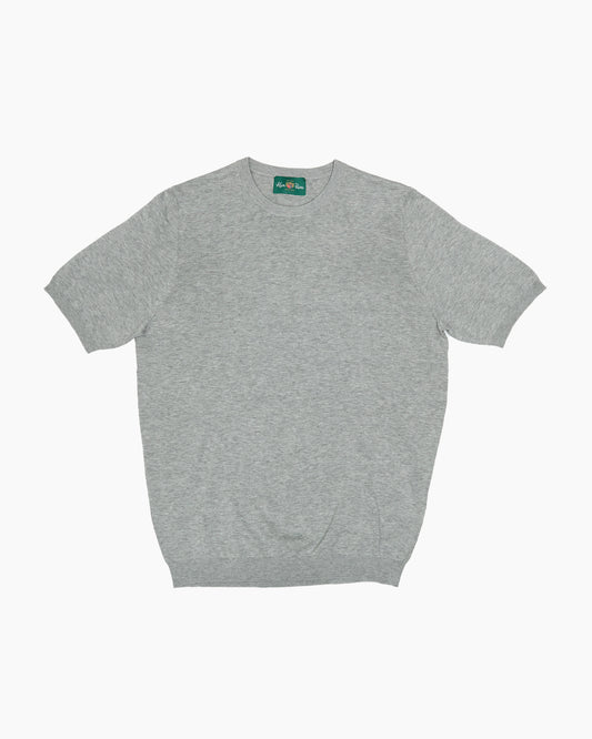 Light Grey Mix Fairbourne Short Sleeve Crew Neck
