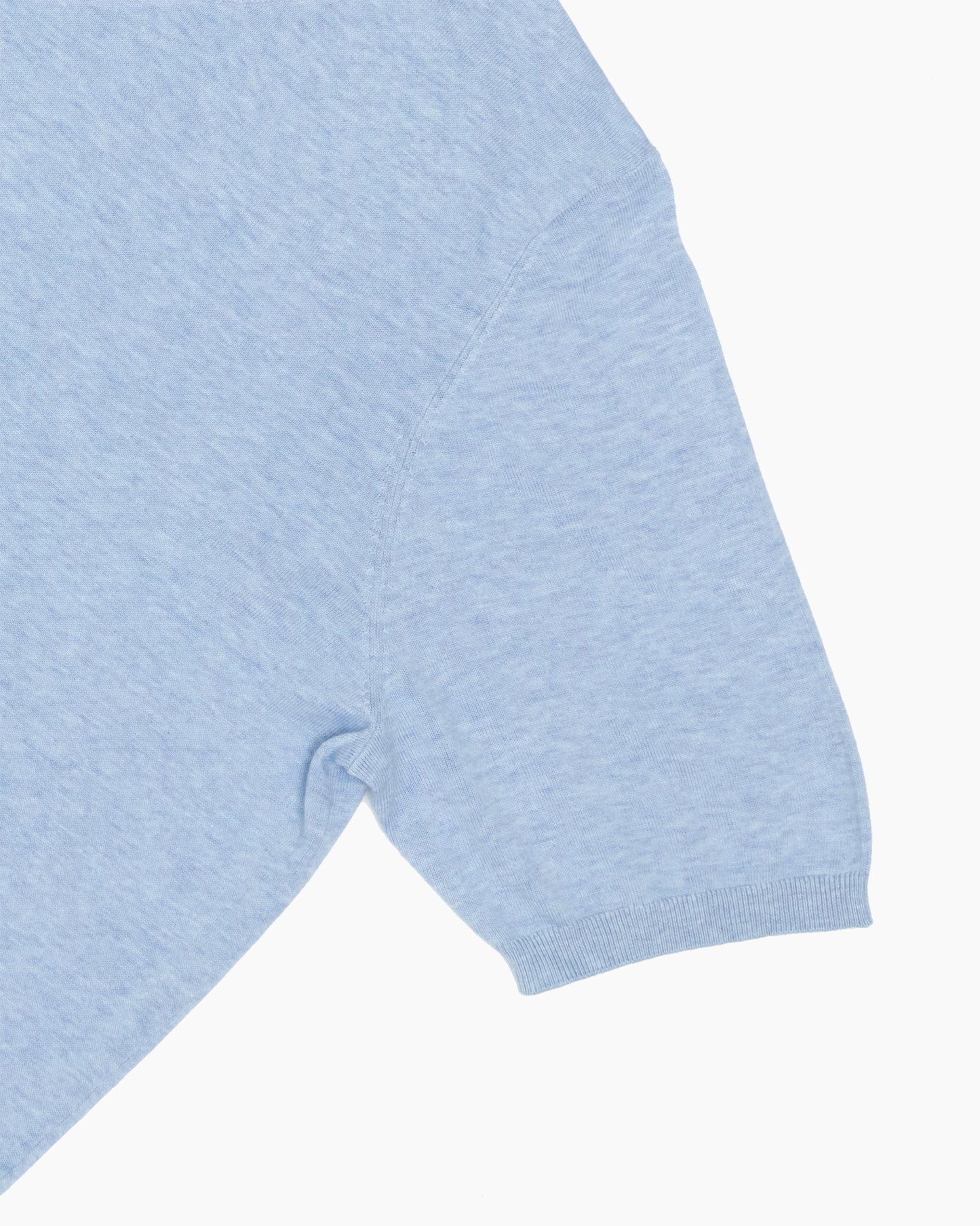 Steel Blue Mix Fairbourne Short Sleeve Crew Neck