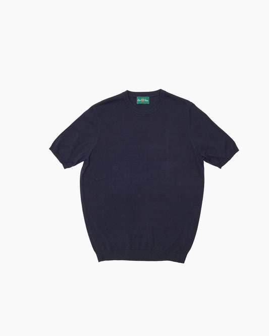 Fairbourne Short Sleeve Crew Neck Navy