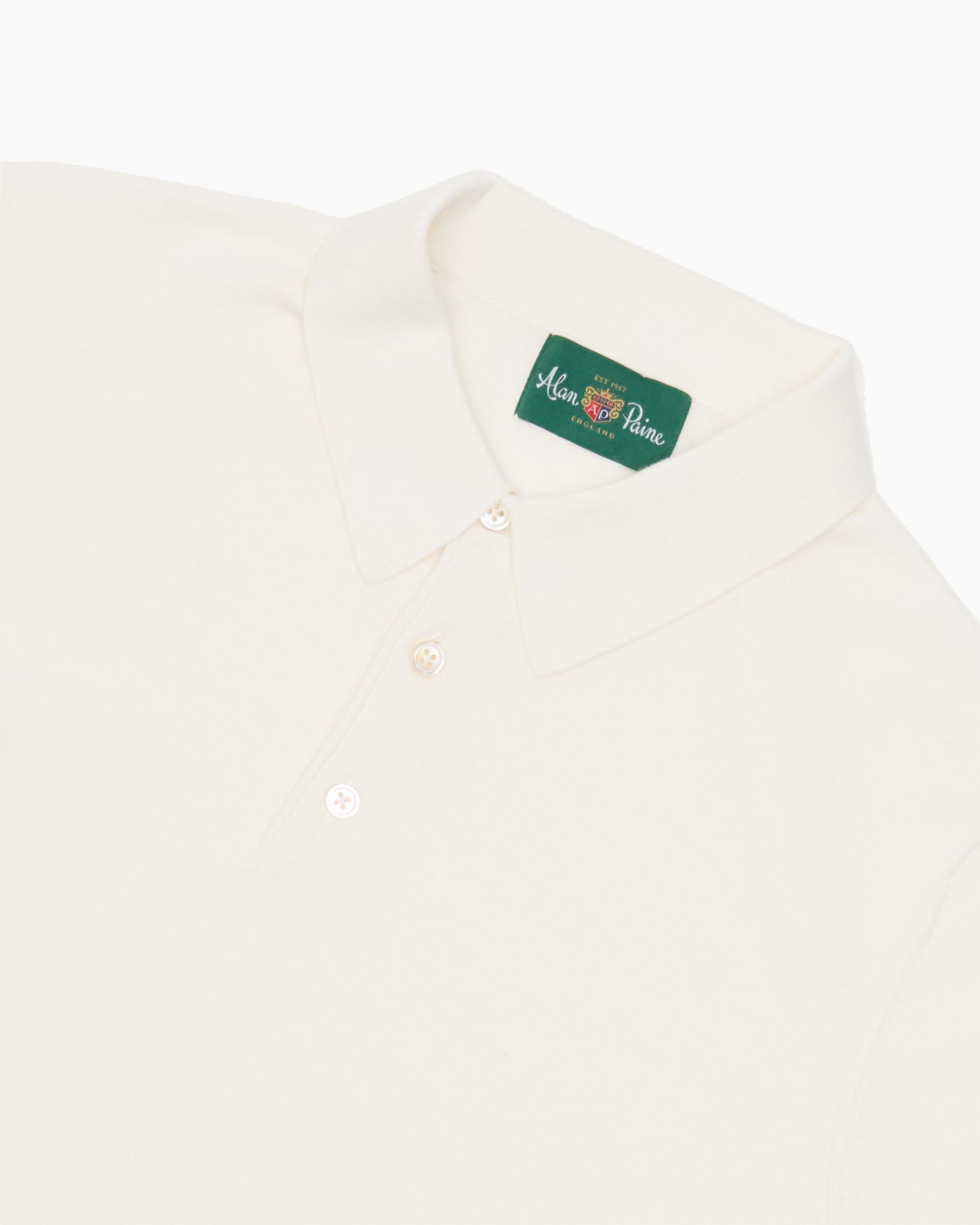 Paignton Short Sleeve Polo Shirt Ecru