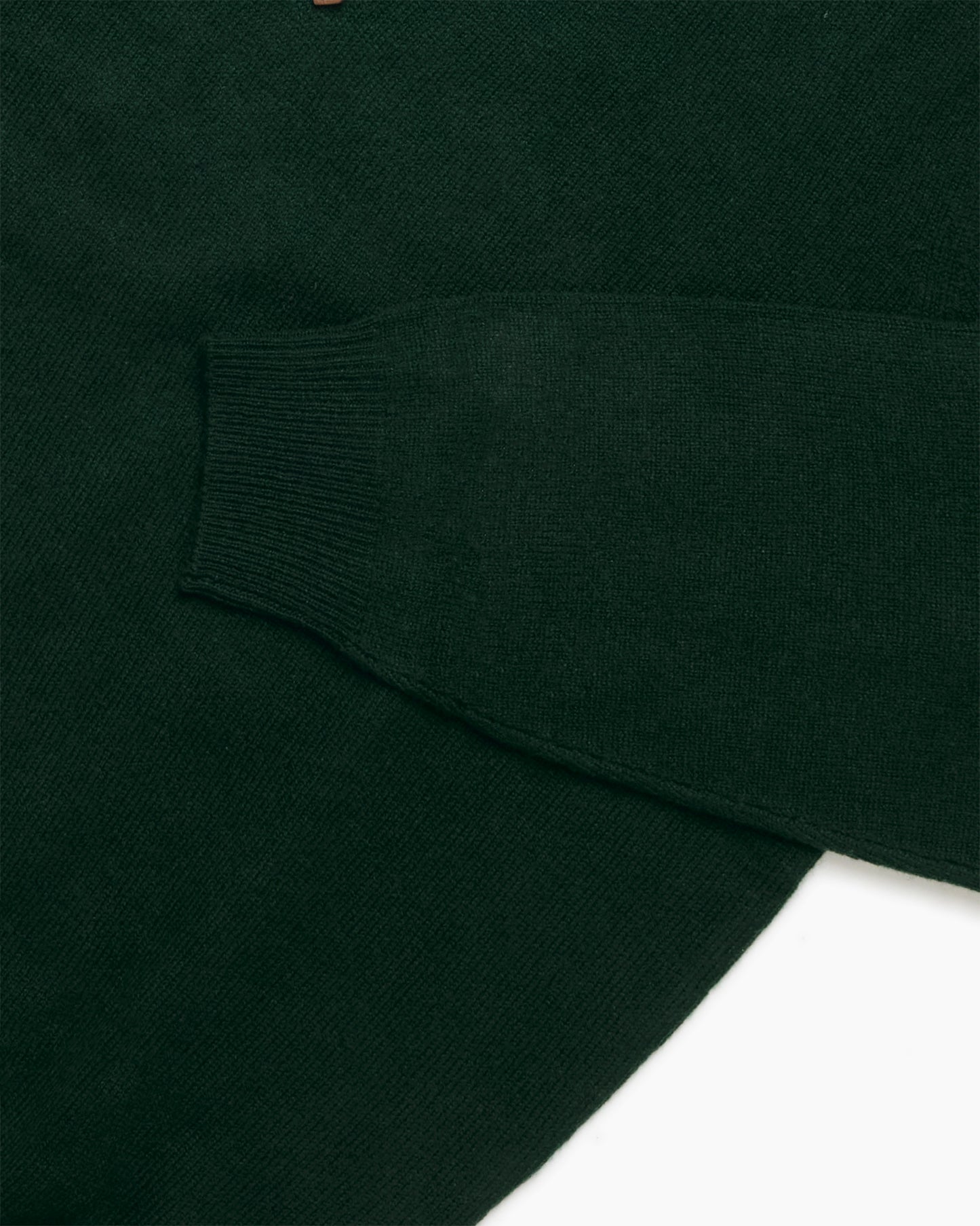 Tartan Green Sutherland Lambswool Quarter Zip