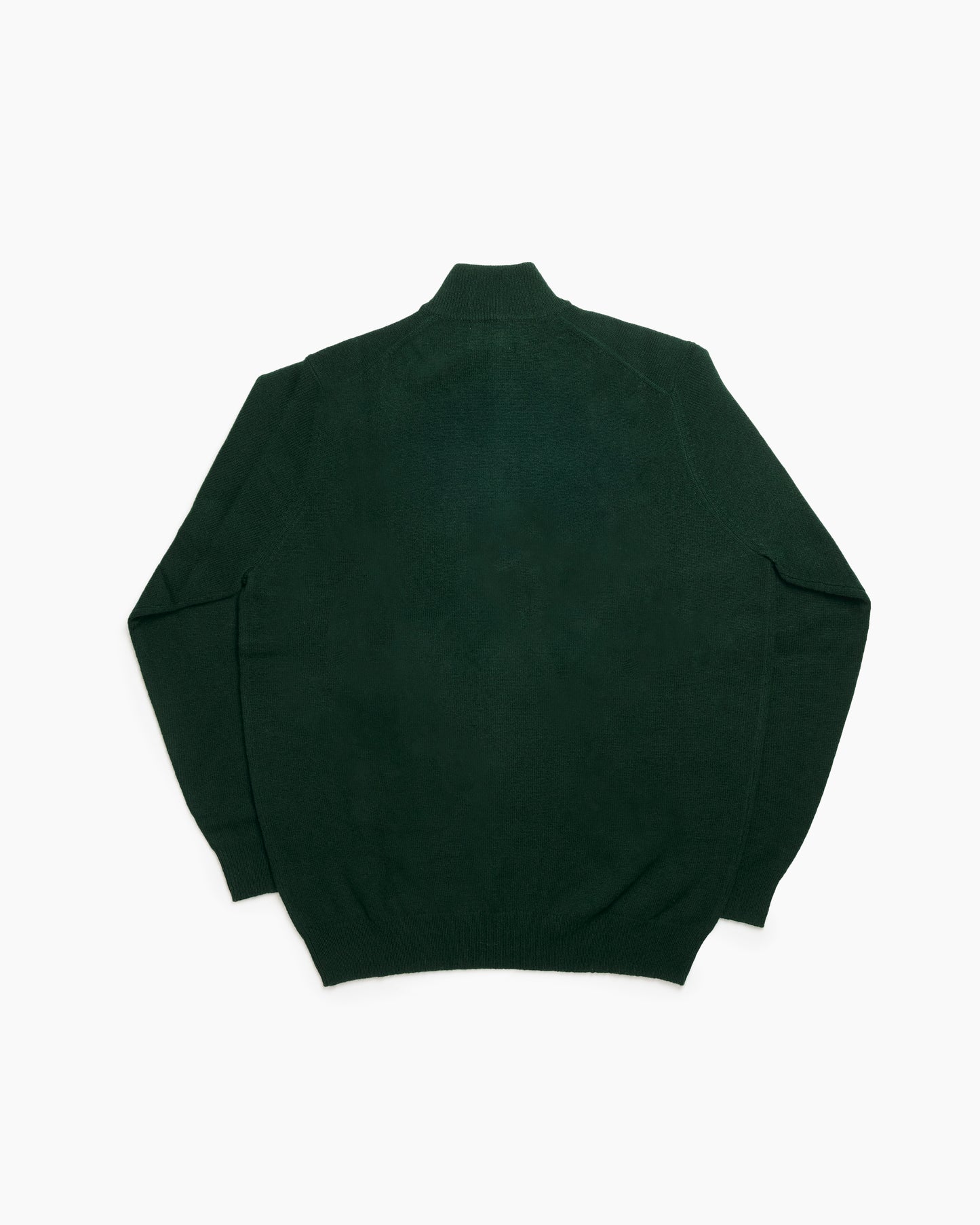 Tartan Green Sutherland Lambswool Quarter Zip