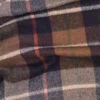 Brown Mandally Cashmere Plaid Scarf