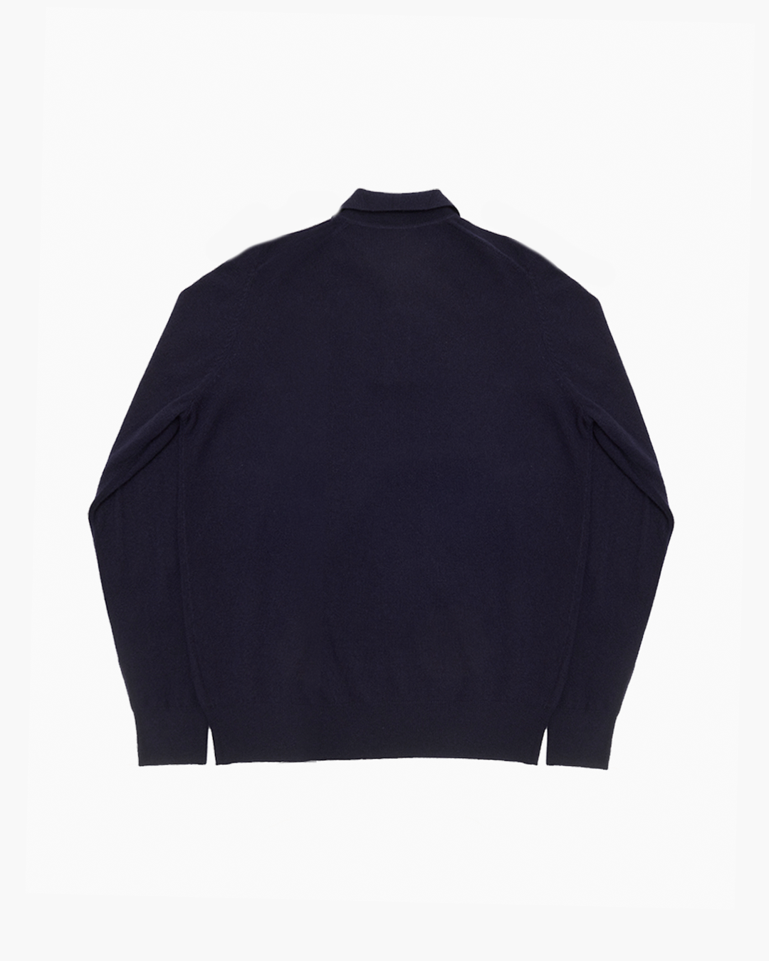 Navy Geelong Wool Treswell Polo Shirt