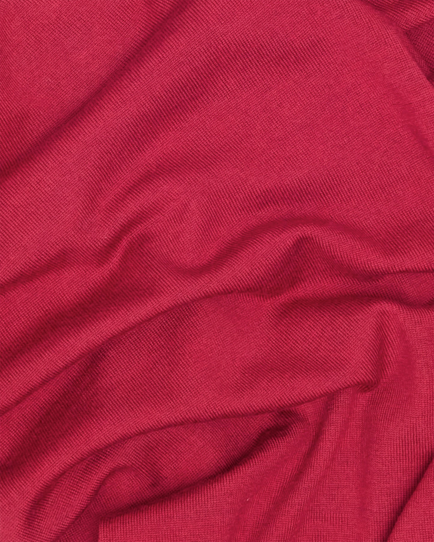 Carmine Red Merino Wool Hindhead Polo Shirt