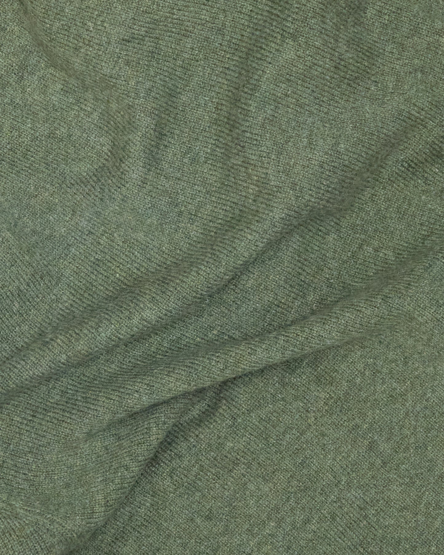 Green Sutherland Lambswool Quarter Zip