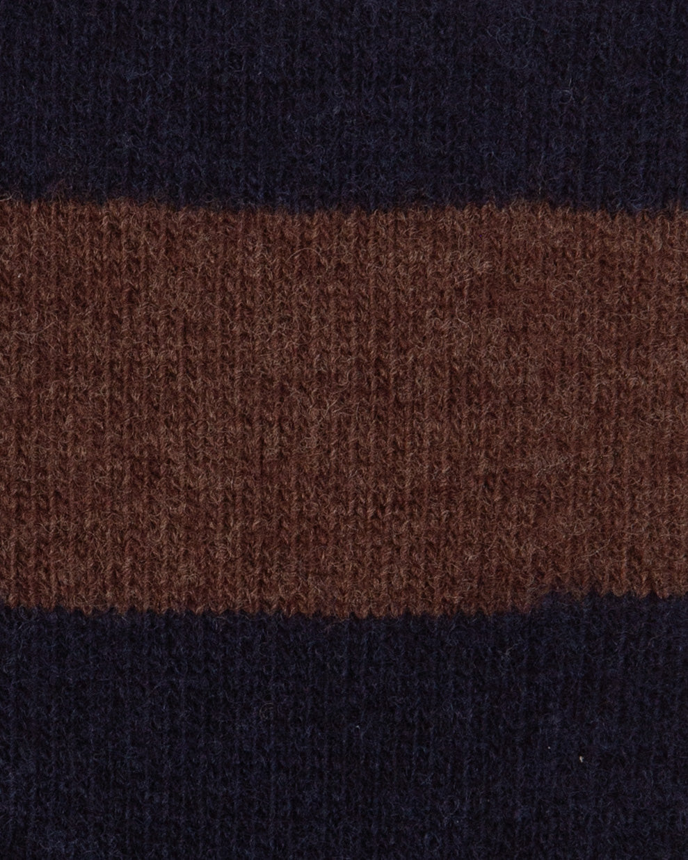 Brown & Navy Striped Geel Wool Sock
