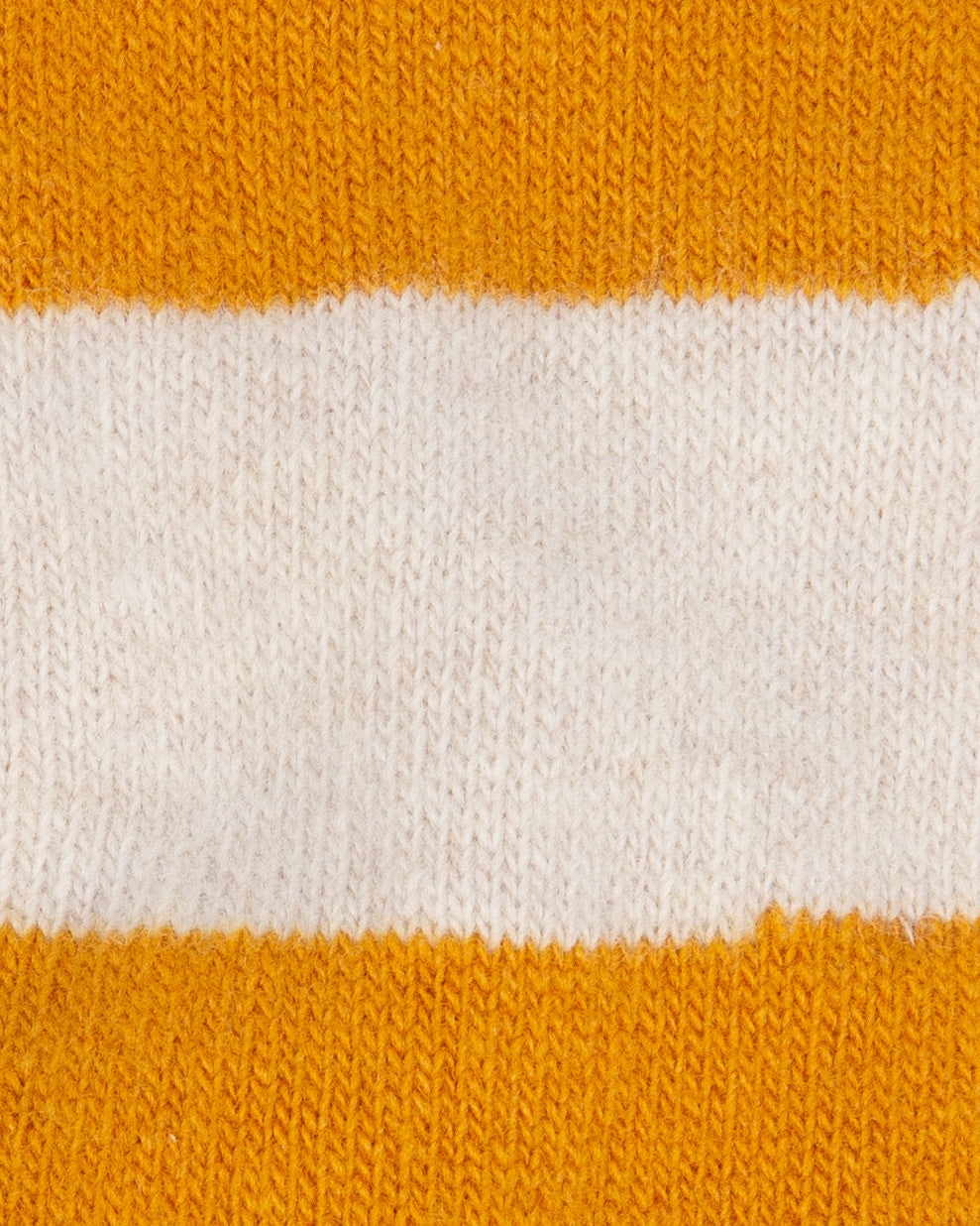 Cream & Mustard Striped Geel Wool Sock