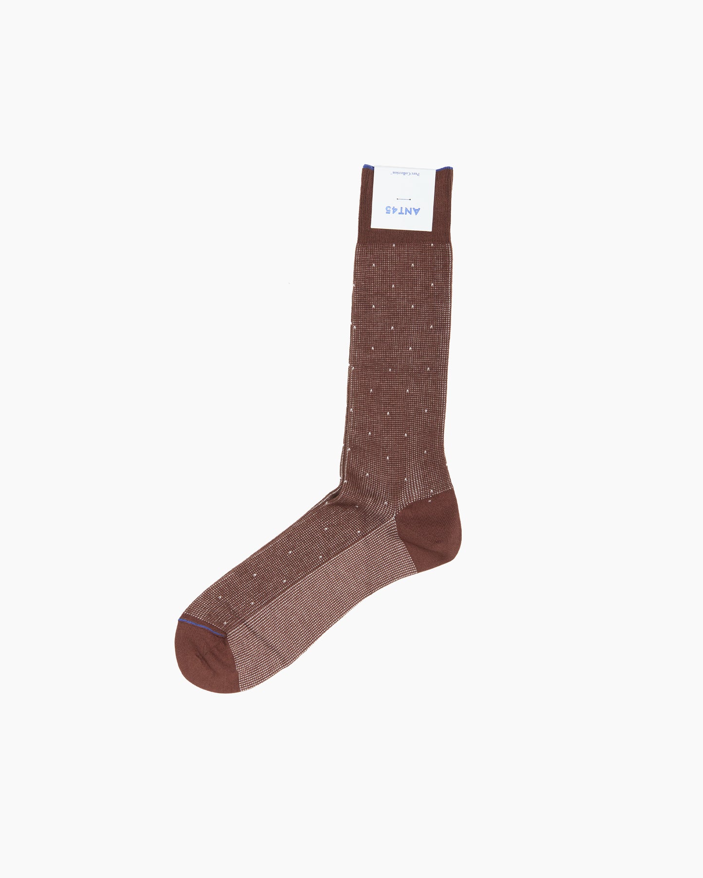 Brown Capri Dotted Sock