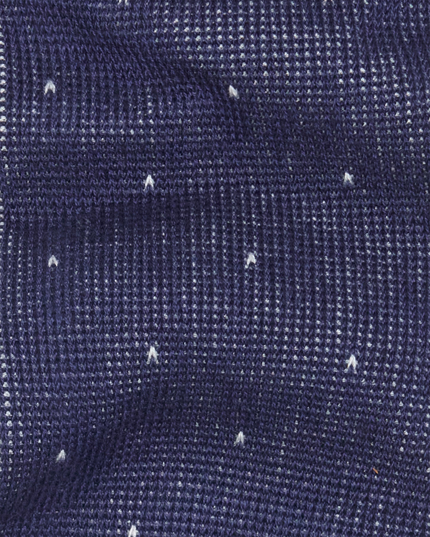 Navy Capri Dotted Sock