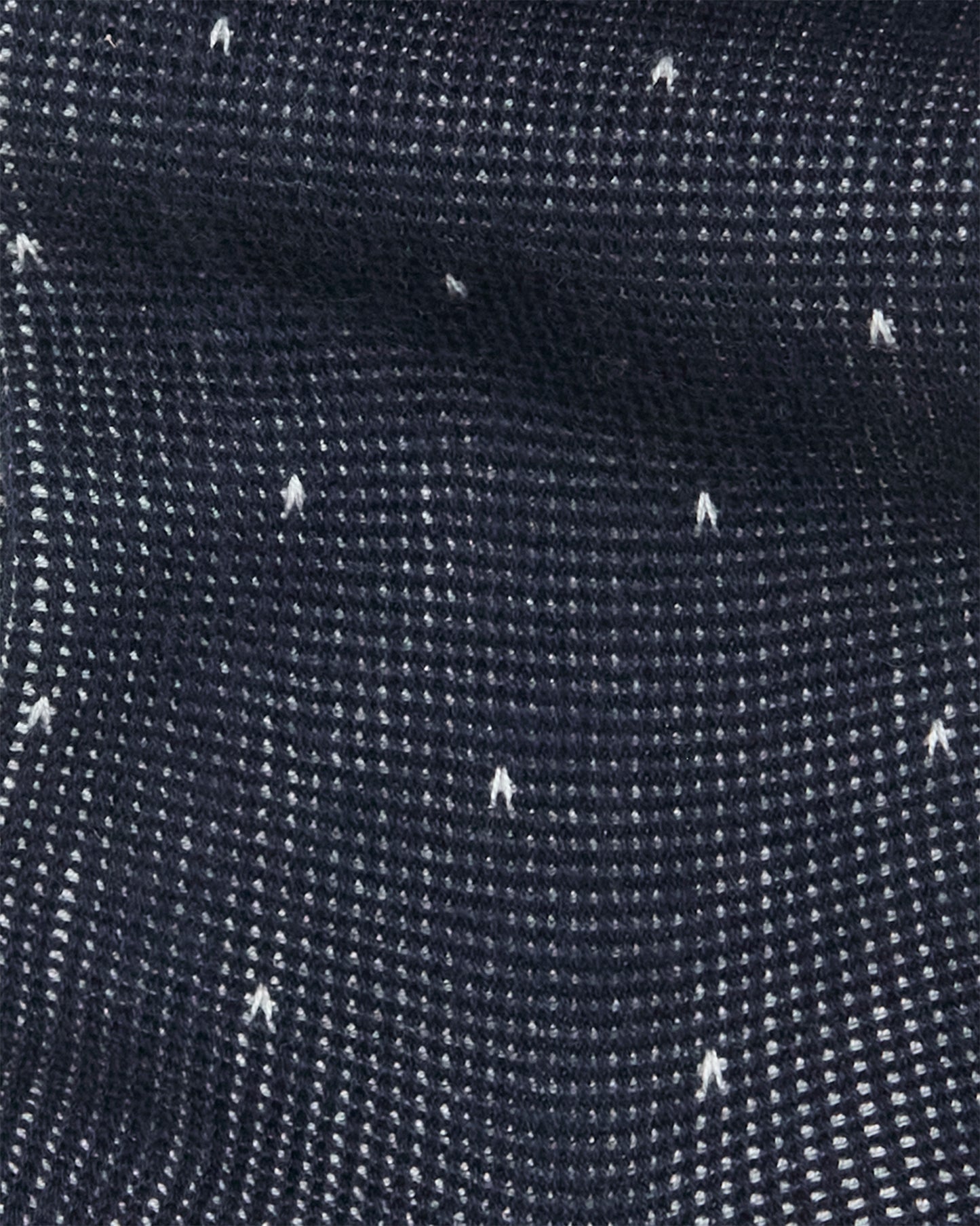 Midnight Navy Capri Dotted Sock