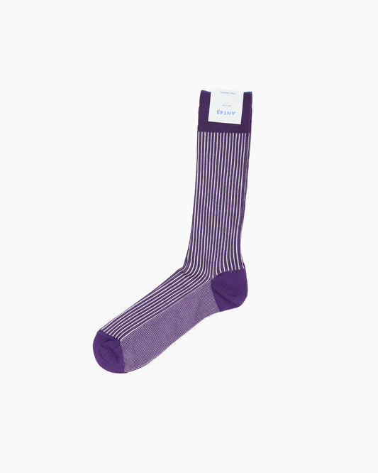 Purple Capri Stripe Socks