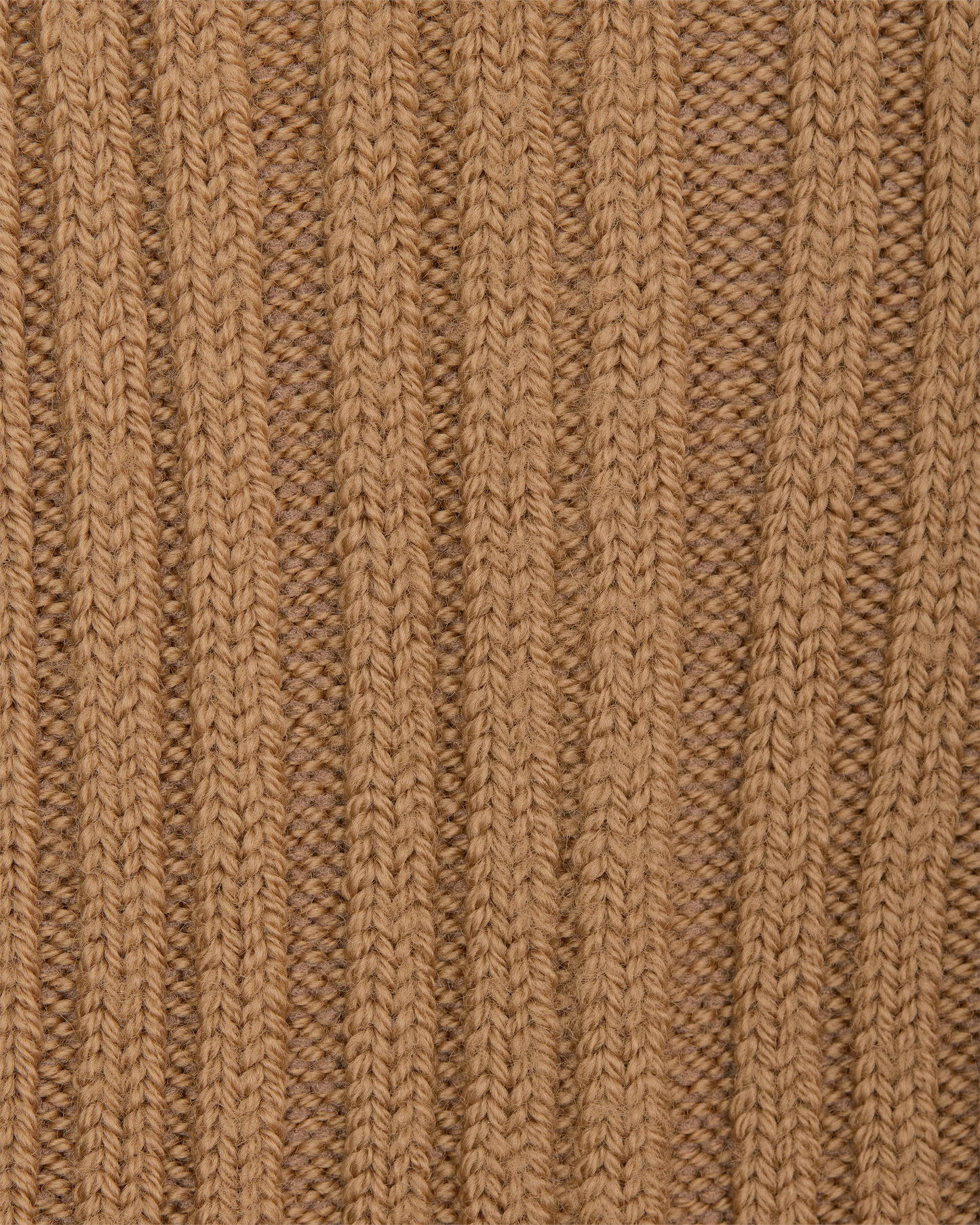 Taupe Cashwool Ribbed Sock