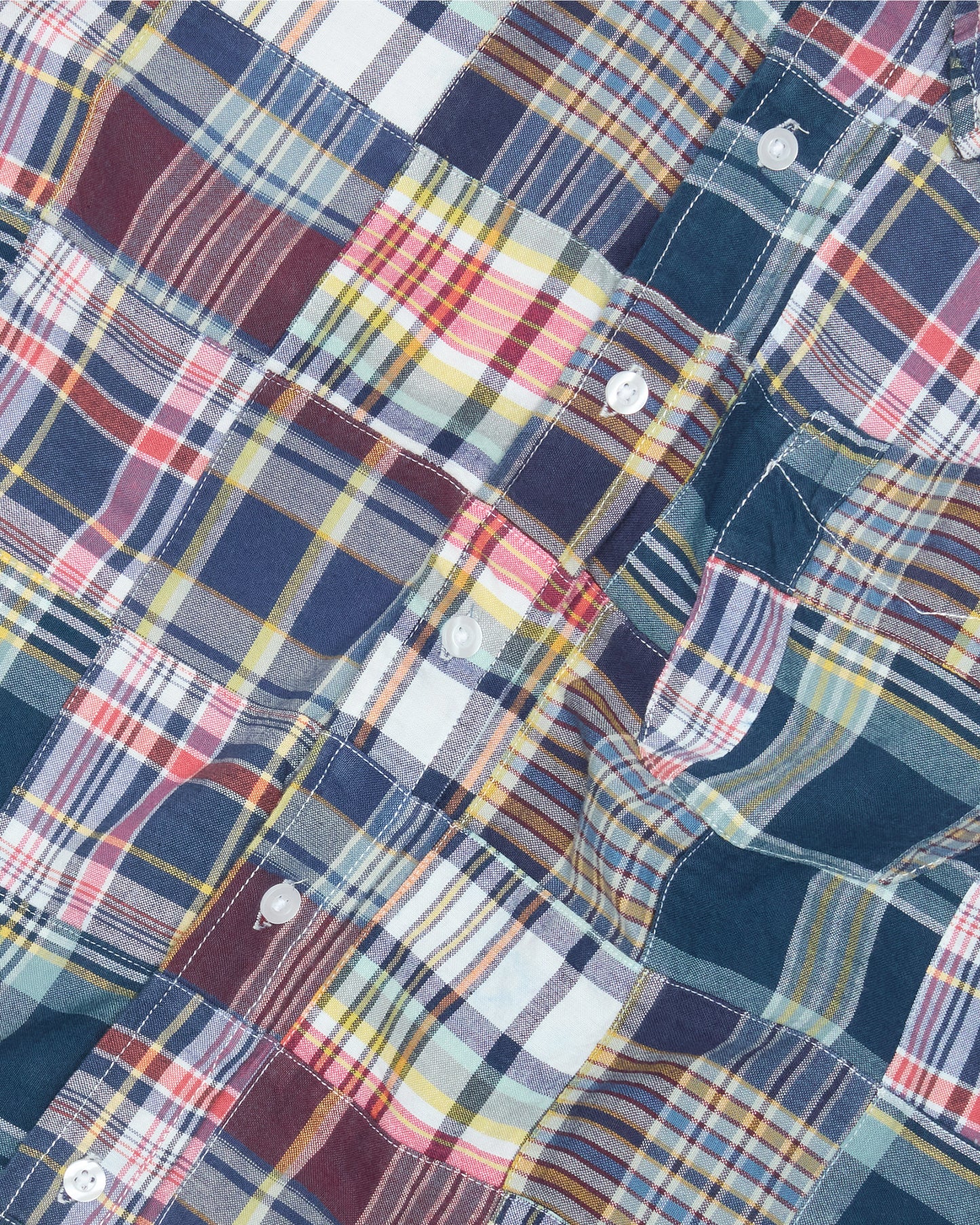 Blakey Patchwork Madras Shirt