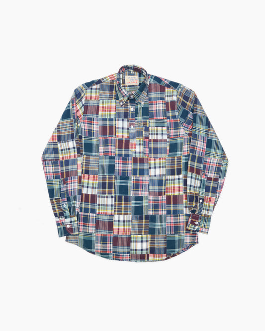Blakey Patchwork Popover Madras Shirt