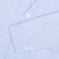 Blue & White Stripe Half Lined Seersucker Ivy Jacket