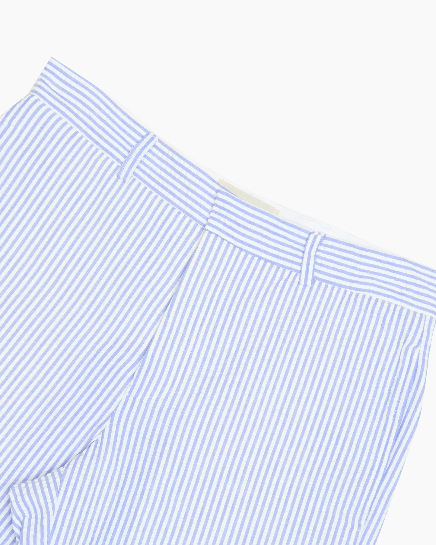Blue & White Stripe Seersucker Ivy Trouser