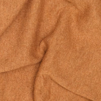Rust Dorset Lambswool Saddle Shoulder Crew Neck