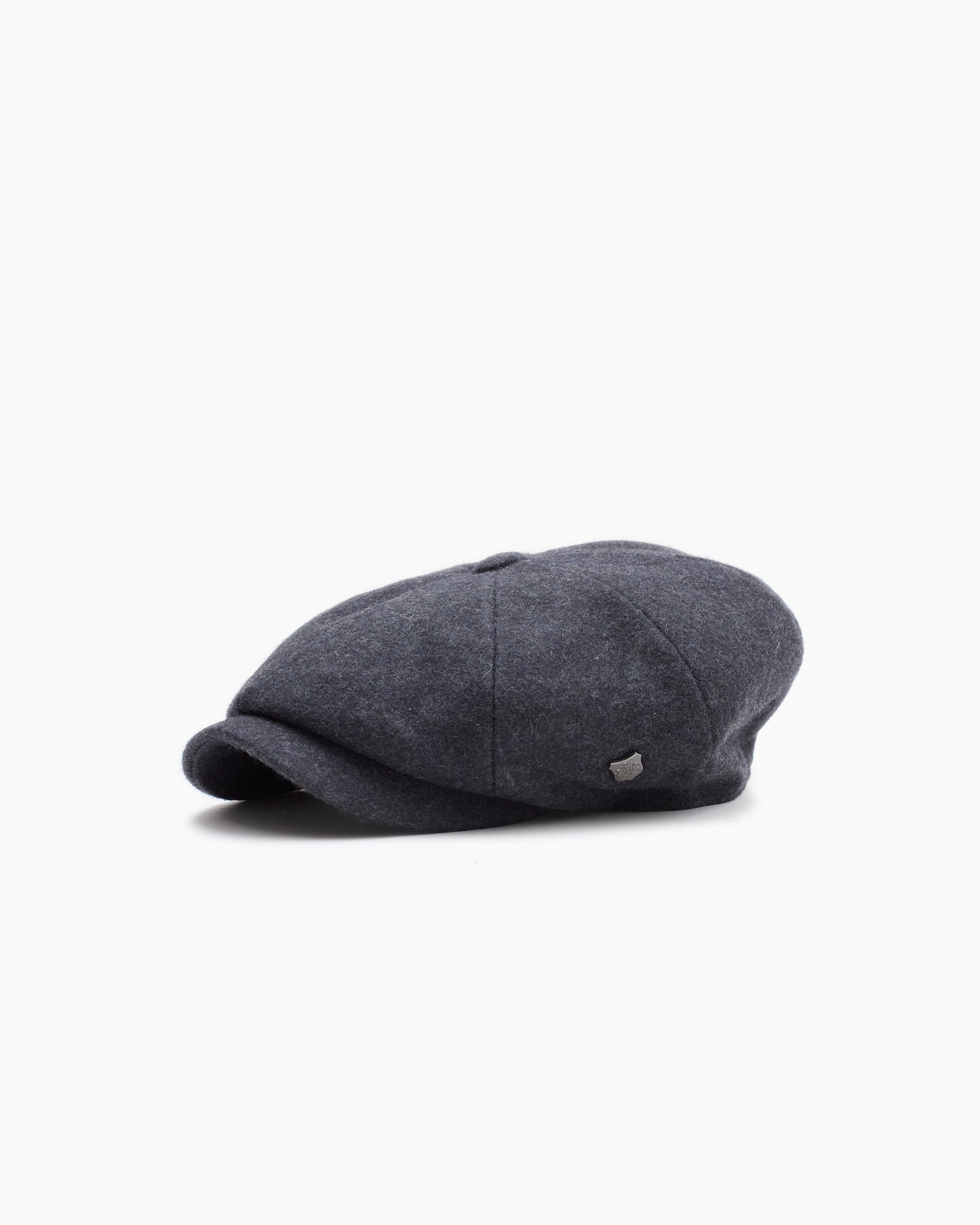 Grey Melton Wool Cap