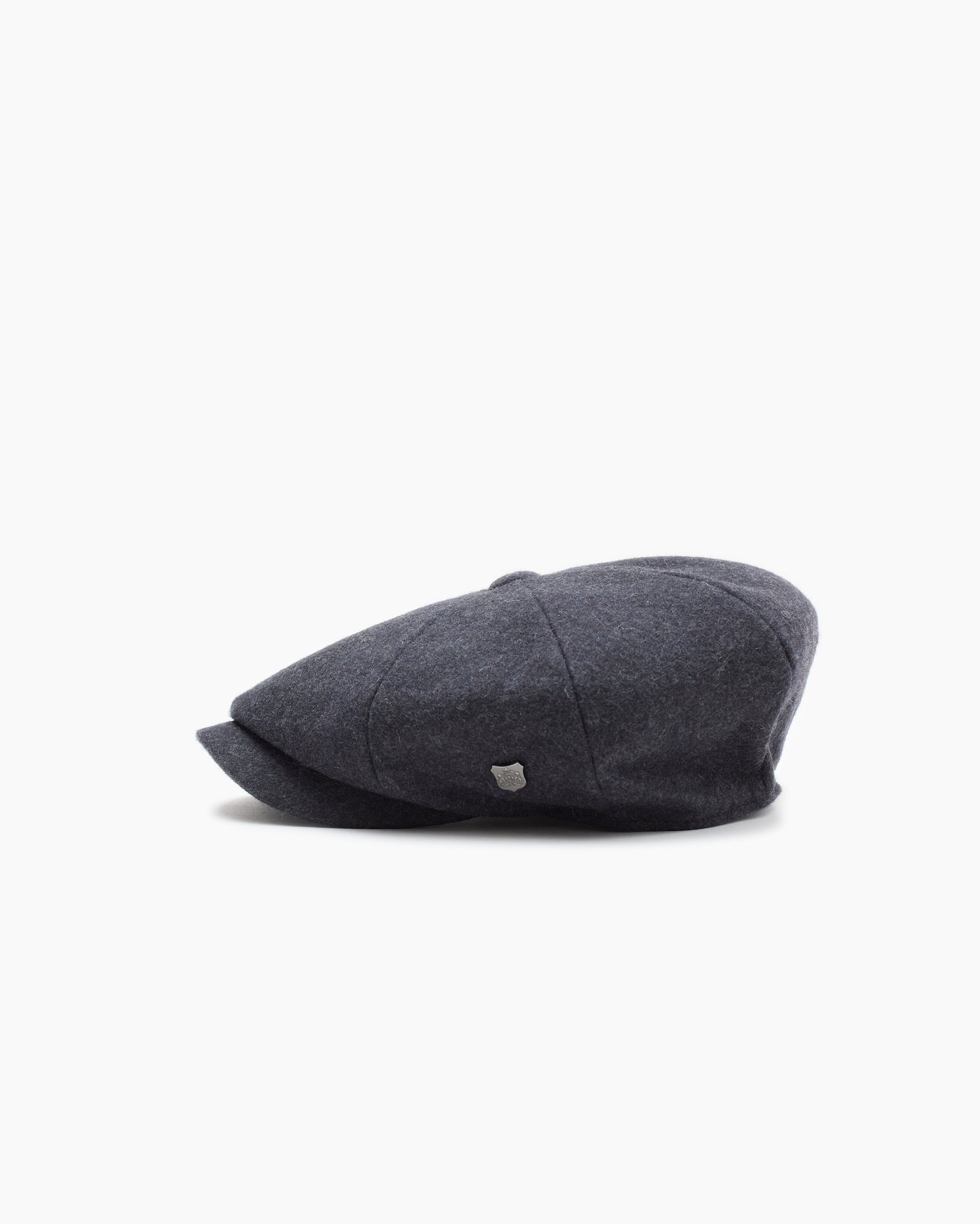 Grey Melton Wool Cap