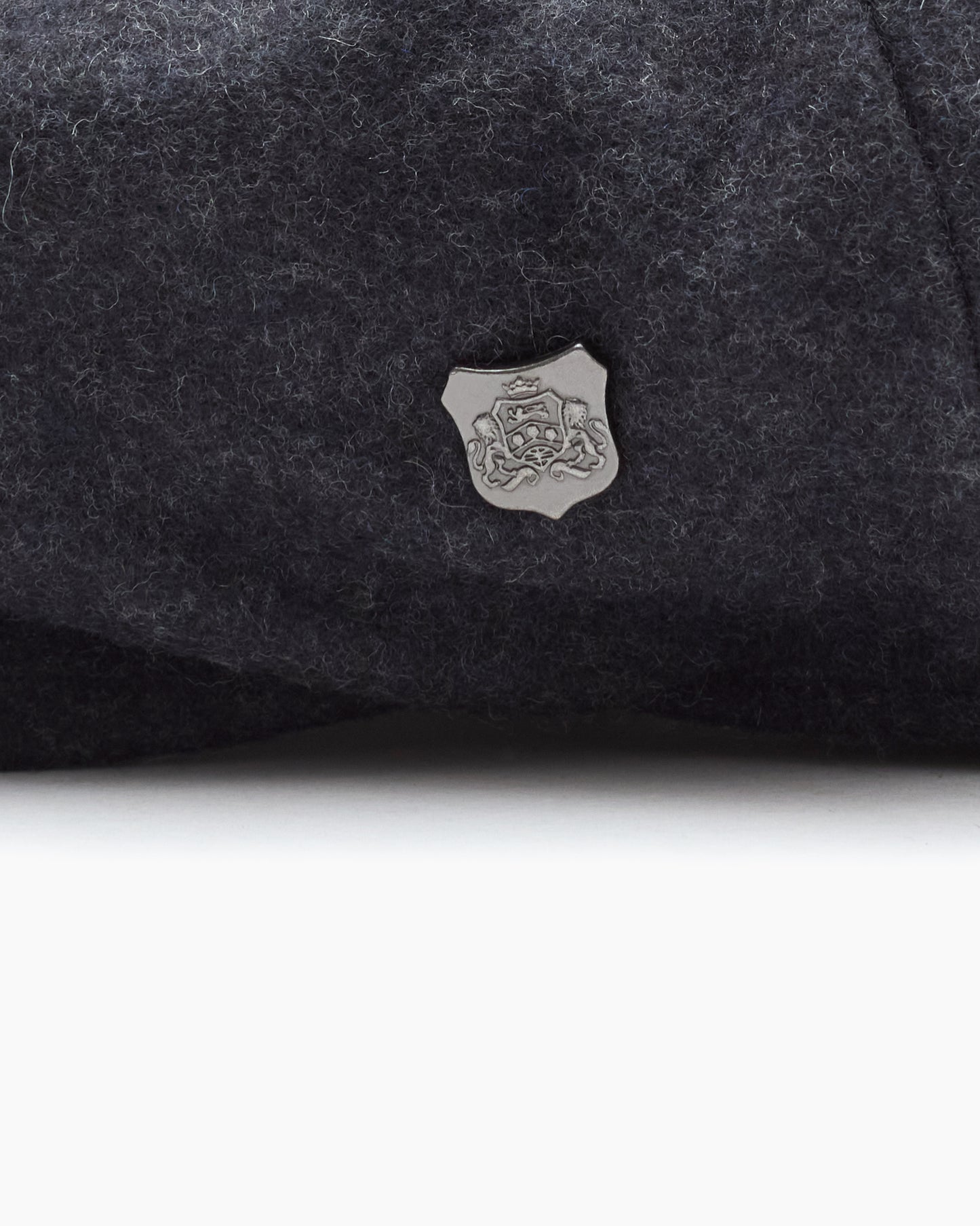 Grey Melton Wool Cap