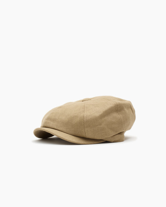 Camel Irish Linen Murphy Cap