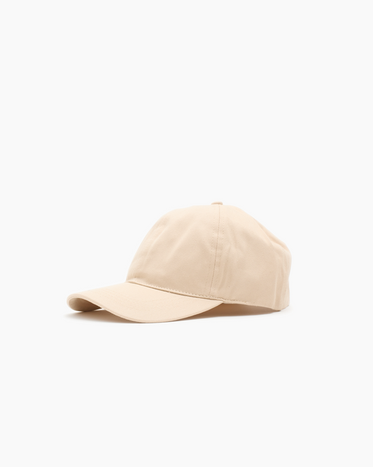 Ecru Canvas Baseball Cap