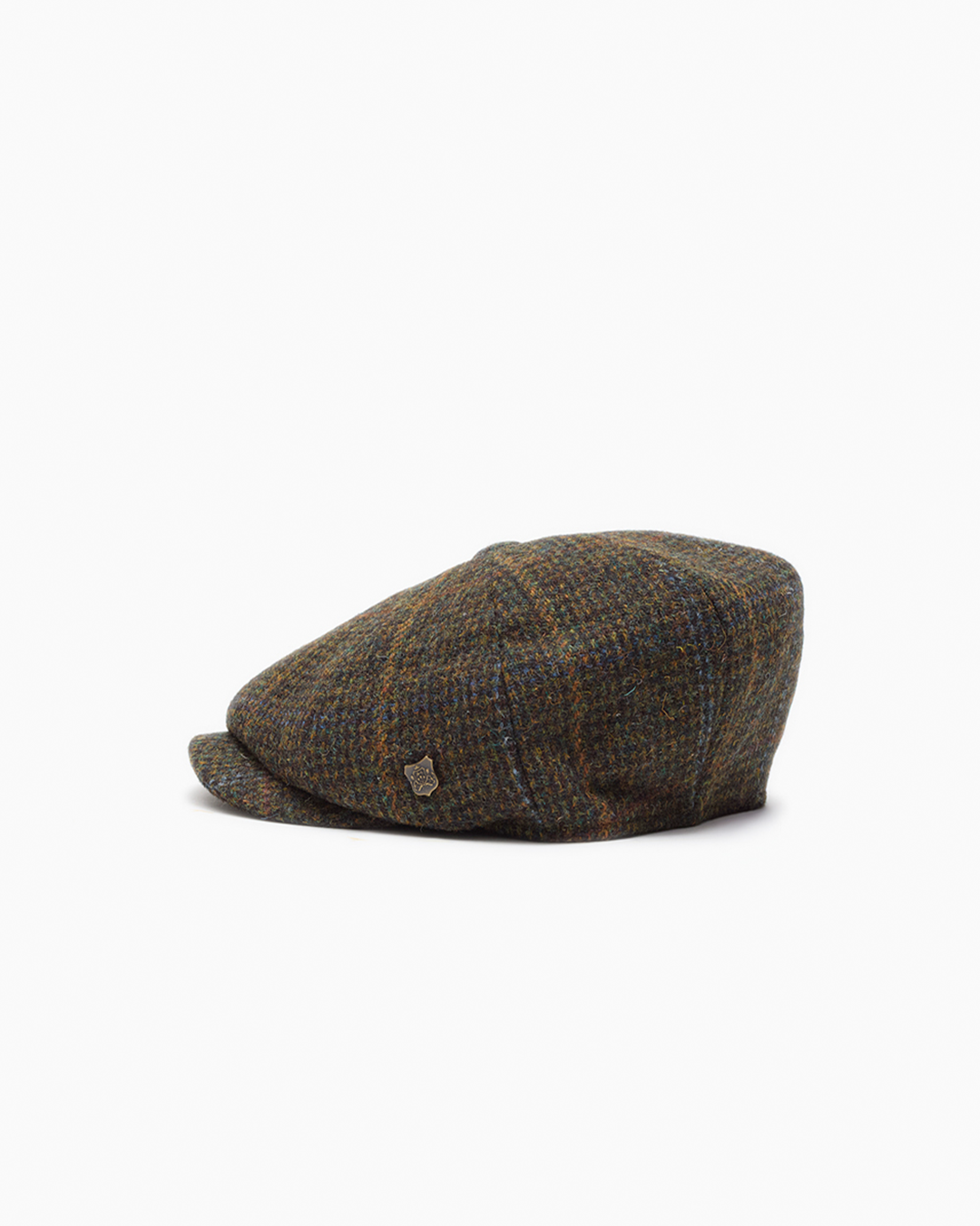 Fall Check Harris Tweed Cap