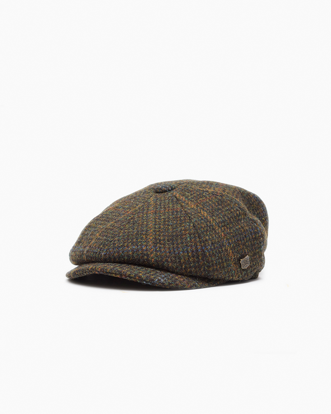 Fall Check Harris Tweed Cap