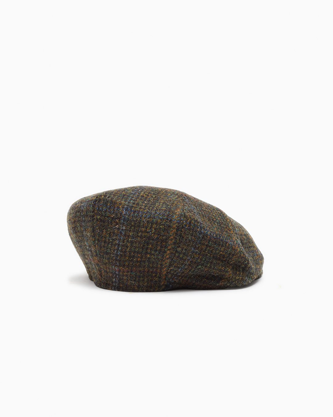 Fall Check Harris Tweed Cap