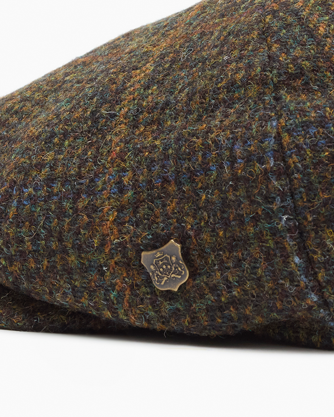 Fall Check Harris Tweed Cap