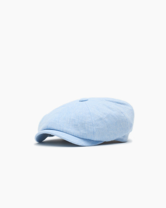 Sky Blue Irish Linen Murphy Cap